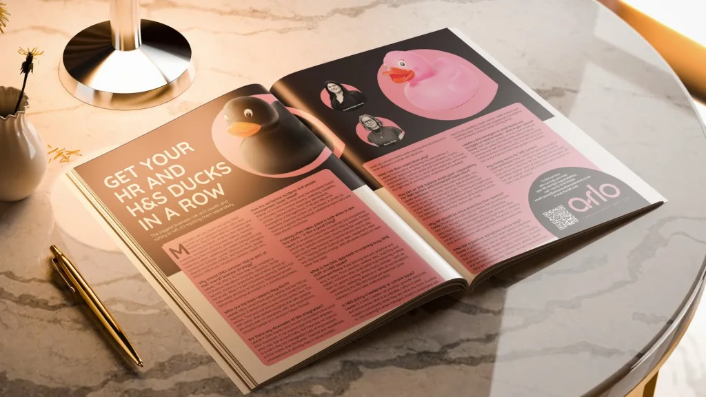 Lauren Johnson Arnott of arlo consultancy services featured in Your Business with James Caan magazine, Autumn 2026 – HR and health and safety article spread