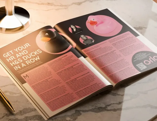 Lauren Johnson Arnott of arlo consultancy services featured in Your Business with James Caan magazine, Autumn 2026 – HR and health and safety article spread